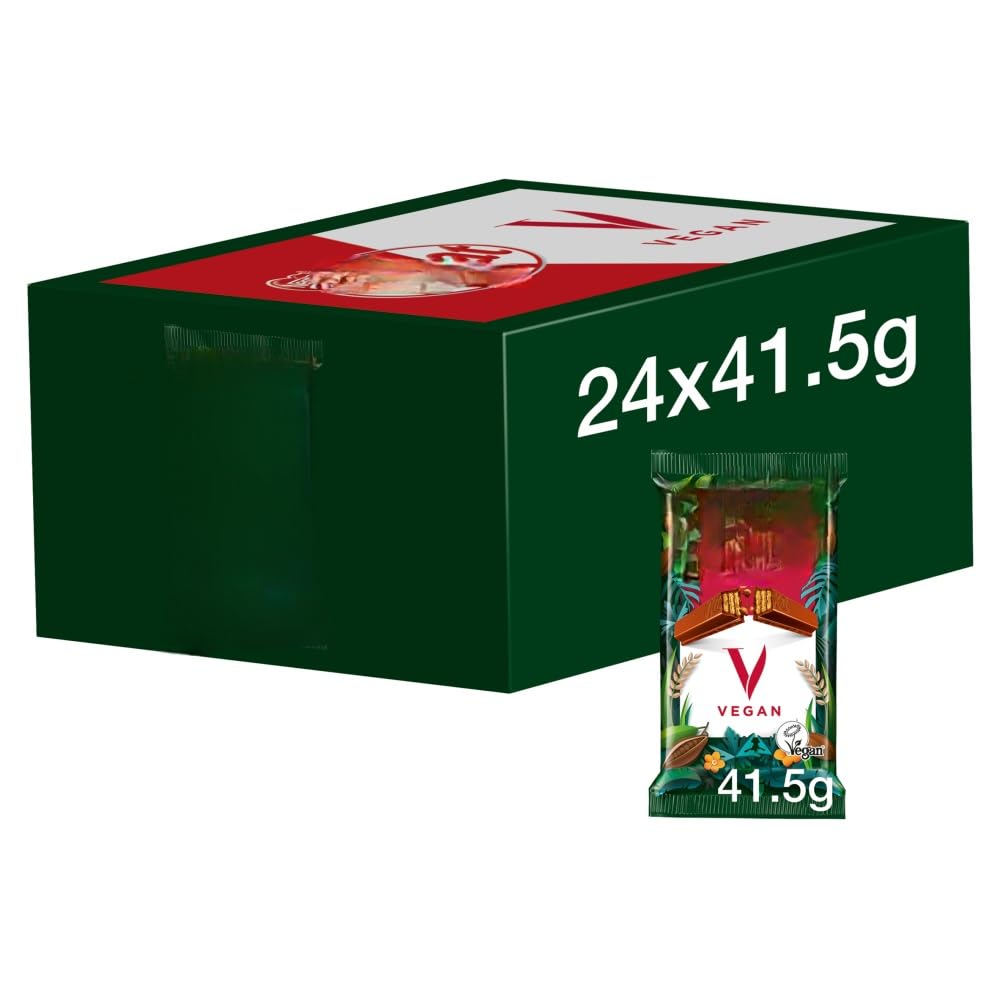 𝗩𝗲𝗴𝗮𝗻 𝗖𝗵𝗼𝗰𝗼𝗹𝗮𝘁𝗲 𝟰 𝗙𝗶𝗻𝗴𝗲𝗿𝘀 𝟰𝟭.𝟱𝗴 - 𝗣𝗮𝗰𝗸 𝗼𝗳 𝟮𝟰 𝗯𝗮𝗿𝘀 𝗰𝗼𝗺𝗽𝗮𝘁𝗶𝗯𝗹𝗲 𝗳𝗼𝗿 𝗸𝗶𝘁𝗸𝗮𝘁 𝘃𝗲𝗴𝗮𝗻 𝗹𝗼𝘃𝗲𝗿𝘀