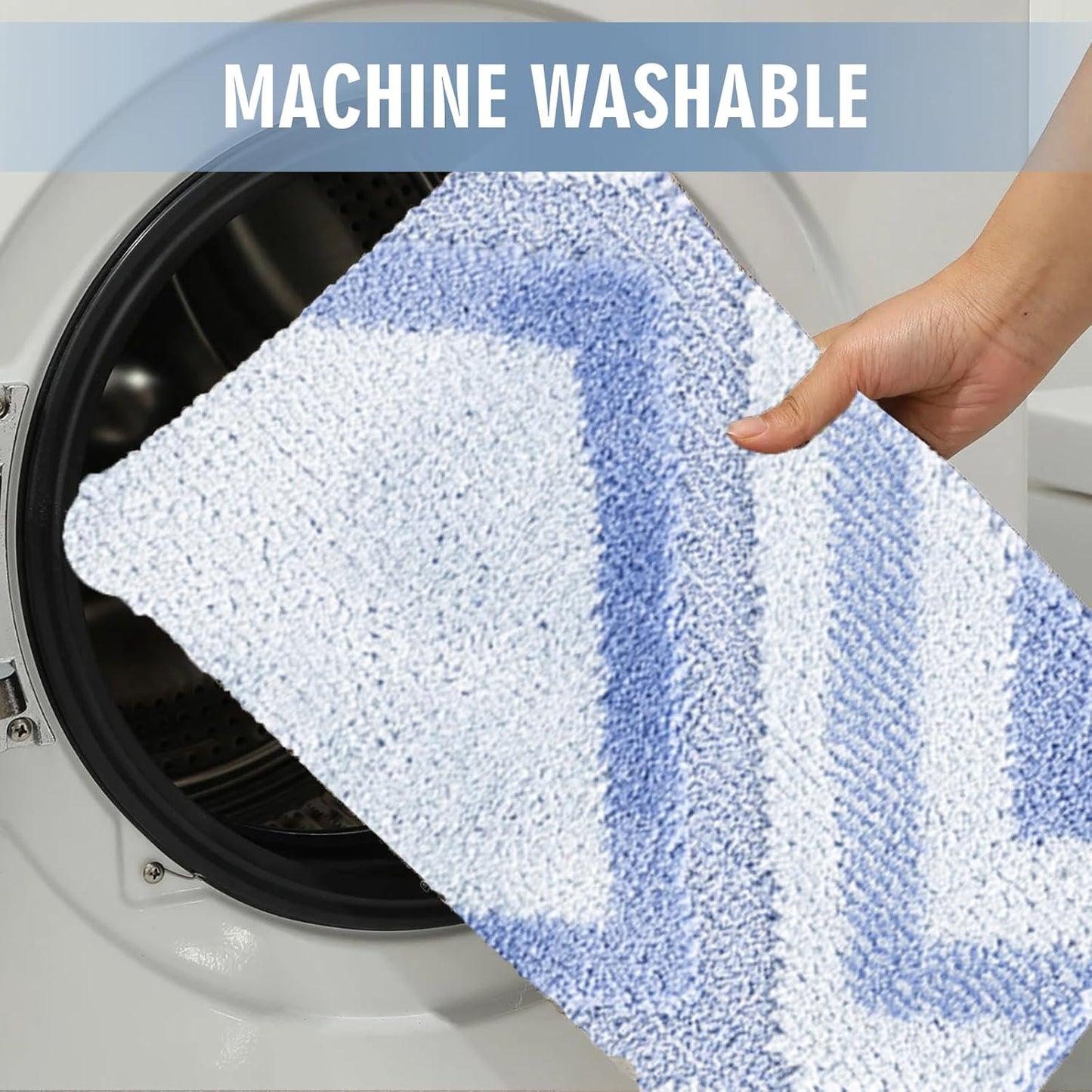 𝗣𝗮𝗿𝗮𝗱𝗶𝘀𝗲 𝗖𝗼𝗺𝗳𝗼𝗿𝘁 𝗦𝘁𝗲𝗽 𝗜𝗻𝗱𝗼𝗼𝗿 𝗥𝘂𝗴 – 𝗦𝗼𝗳𝘁, 𝗪𝗮𝘀𝗵𝗮𝗯𝗹𝗲, 𝗡𝗼𝗻-𝗦𝗹𝗶𝗽 𝗠𝗮𝘁 (𝗕𝗹𝘂𝗲, 𝟱𝟬 × 𝟴𝟬)