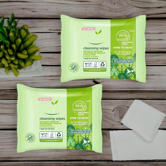 𝗦𝗶𝗺𝗽𝗹𝗲 𝗕𝗶𝗼𝗱𝗲𝗴𝗿𝗮𝗱𝗮𝗯𝗹𝗲 𝗖𝗹𝗲𝗮𝗻𝘀𝗶𝗻𝗴 𝗪𝗶𝗽𝗲𝘀 – 𝗠𝗮𝗸𝗲𝘂𝗽 𝗥𝗲𝗺𝗼𝘃𝗲𝗿 & 𝗦𝗸𝗶𝗻 𝗖𝗮𝗿𝗲 | 𝗣𝗮𝗰𝗸 𝗼𝗳 𝟮