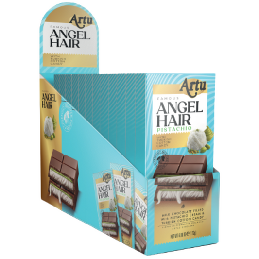 Artu Angel Hair Milk Chocolate with Pistachio & Cotton Candy (70pcs x 165g)