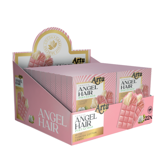 Artu Angel Hair Ruby Raspberry Chocolate with Pistachio & Cotton Candy (240pcs x 60g)