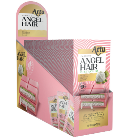 Artu Angel Hair Ruby Raspberry Chocolate with Pistachio & Cotton Candy (70pcs x 165g)